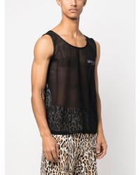 Мужская черная майка от Moschino