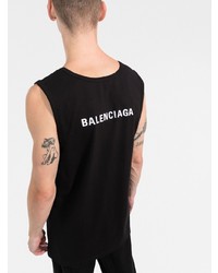 Мужская черная майка от Balenciaga