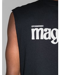 Мужская черная майка от Satisfy