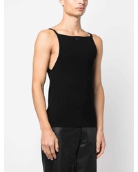 Мужская черная майка от Courrèges