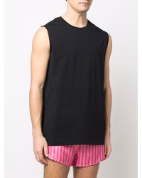 Мужская черная майка от Balmain