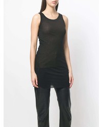 Женская черная майка от Ann Demeulemeester