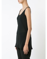 Женская черная майка от Peter Cohen