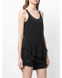 Женская черная майка от Lost & Found Rooms