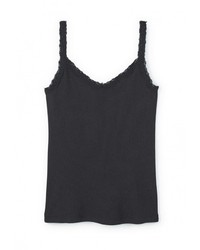 Женская черная майка от Mango