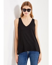 Женская черная майка от Mango