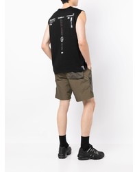 Мужская черная майка от Izzue