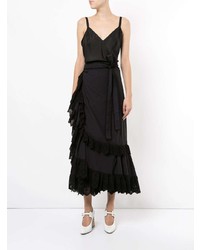 Женская черная майка от Lee Mathews