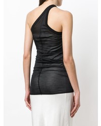 Женская черная майка от Rick Owens Lilies