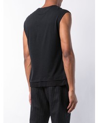 Мужская черная майка от Ann Demeulemeester