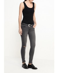 Женская черная майка от QED London