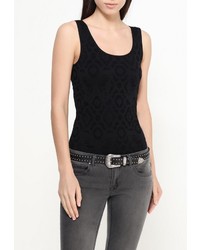 Женская черная майка от QED London