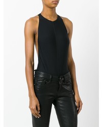 Женская черная майка от Ann Demeulemeester