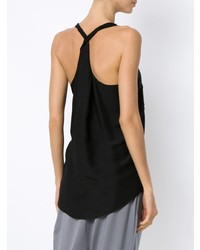 Женская черная майка от Uma Raquel Davidowicz