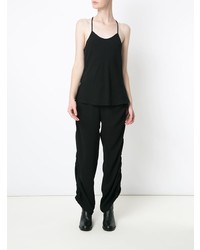 Женская черная майка от Uma Raquel Davidowicz