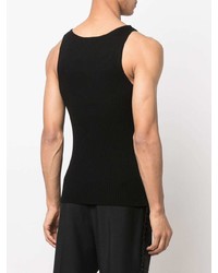 Мужская черная майка от Courrèges