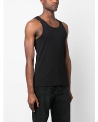 Мужская черная майка от Nanushka