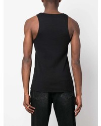 Мужская черная майка от Nanushka