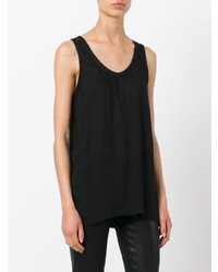 Женская черная майка от Ann Demeulemeester
