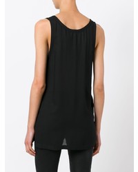 Женская черная майка от Ann Demeulemeester