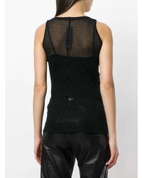Женская черная майка от Rick Owens