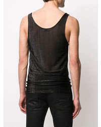 Мужская черная майка от Saint Laurent