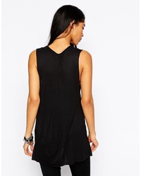 Женская черная майка от Cheap Monday