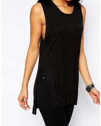 Женская черная майка от Cheap Monday