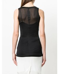 Женская черная майка от Rick Owens