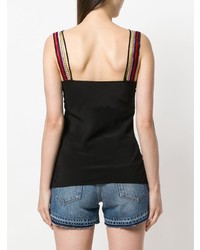 Женская черная майка от Ermanno Scervino