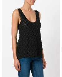 Женская черная майка от Federica Tosi