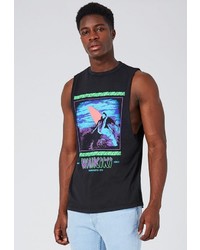 Мужская черная майка от Topman