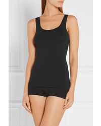 Женская черная майка от Hanro