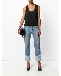 Женская черная майка от Dsquared2