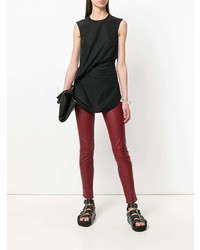 Женская черная майка от Rick Owens