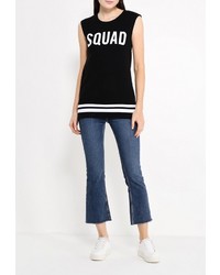 Женская черная майка от Спартак