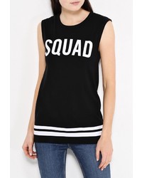 Женская черная майка от Спартак