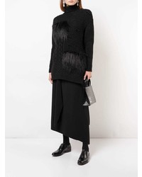 Женская черная массивная водолазка от Simone Rocha