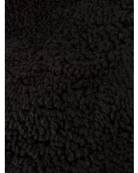 Черная меховая большая сумка от Numero 10