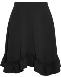 Черная мини-юбка с рюшами от Chloé