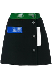 Черная мини-юбка с шипами от Courreges