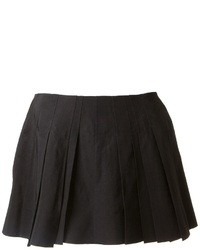 Черная мини-юбка со складками от Alexander Wang