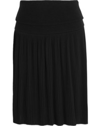 Черная мини-юбка со складками от Givenchy