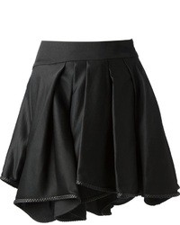 Черная мини-юбка со складками от Jay Ahr