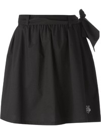 Черная мини-юбка со складками от Love Moschino