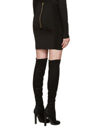 Черная мини-юбка от Balmain