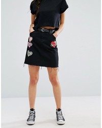 Черная мини-юбка от Glamorous