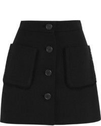Черная мини-юбка от Miu Miu