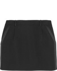 Черная мини-юбка от Saint Laurent