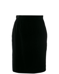 Черная мини-юбка от Yves Saint Laurent Vintage